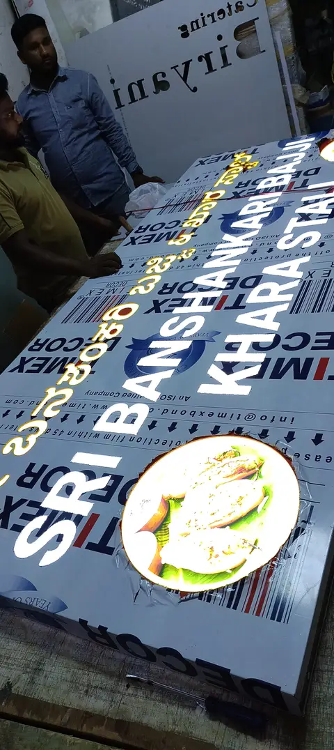 Lit signboard — 2D SIgnage made by LED Display Mart, Bengaluru