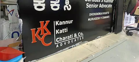 Lit signboard — Non lit made by LED Display Mart, Bengaluru