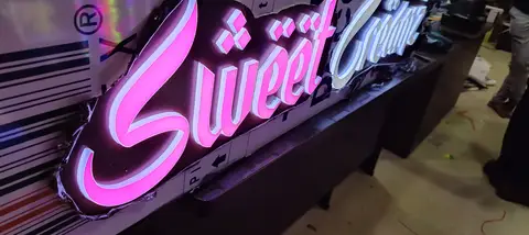 Lit signboard — Premium 2D Signage made by LED Display Mart, Bengaluru
