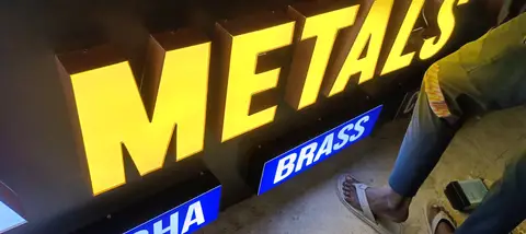 3D letter sign — Aluminium Letters Signage made by LED Display Mart, Bengaluru
