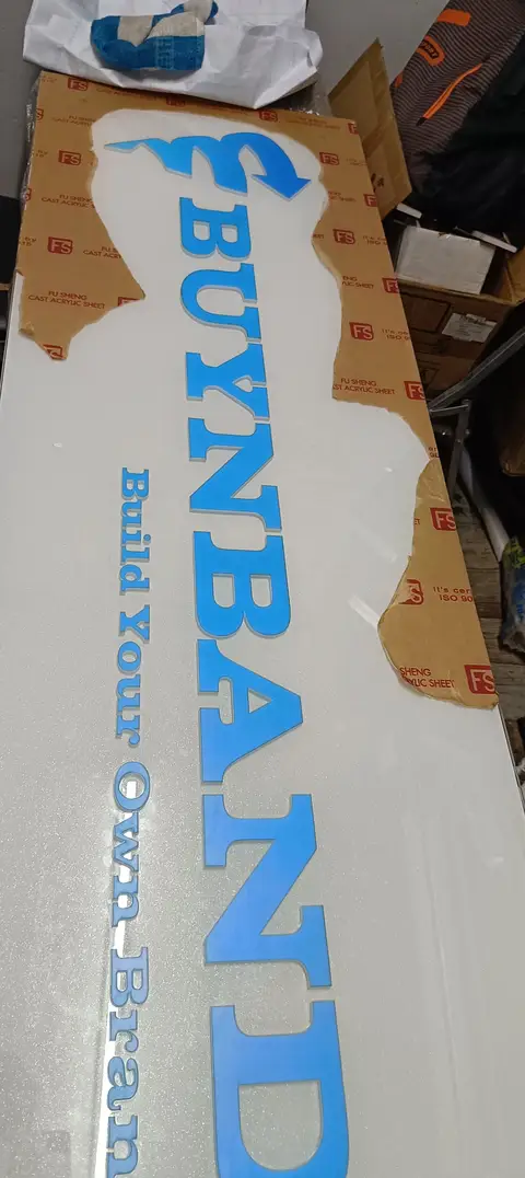 Acrylic name plate made by LED Display Mart, Bengaluru