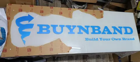 Acrylic name plate made by LED Display Mart, Bengaluru