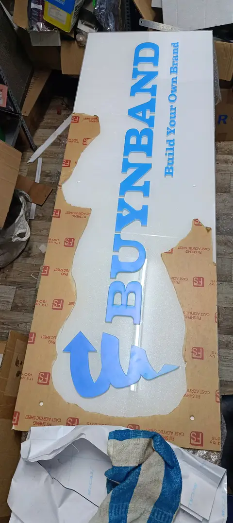 Acrylic name plate made by LED Display Mart, Bengaluru