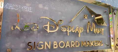 Acrylic name plate made by LED Display Mart, Bengaluru