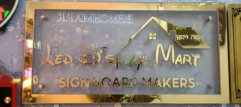 Acrylic name plate made by LED Display Mart, Bengaluru