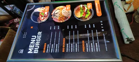 Clip-on light box made by LED Display Mart, Bengaluru