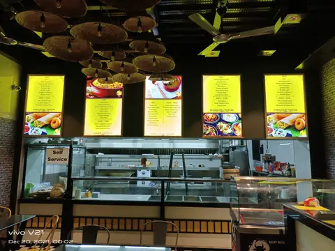 Clip-on light box made by LED Display Mart, Bengaluru