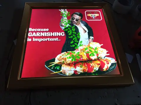 Clip-on light box made by LED Display Mart, Bengaluru