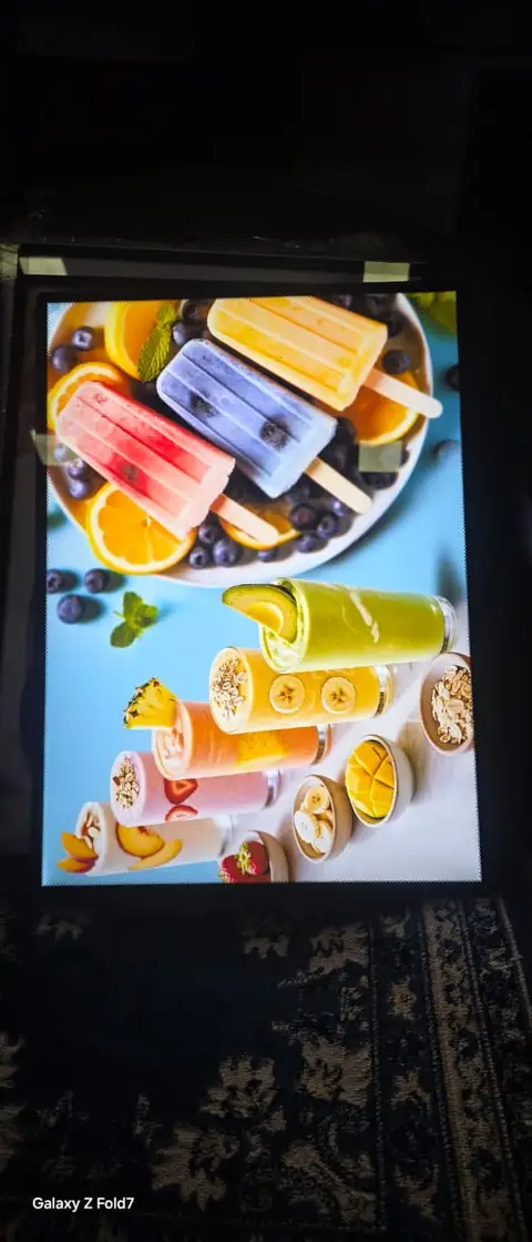 Clip-on light box made by LED Display Mart, Bengaluru