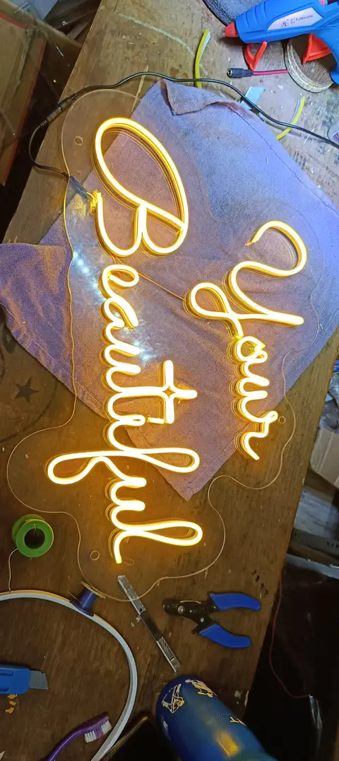 Neon sign made by LED Display Mart, Bengaluru