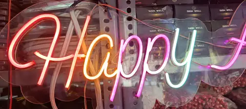 Neon sign made by LED Display Mart, Bengaluru