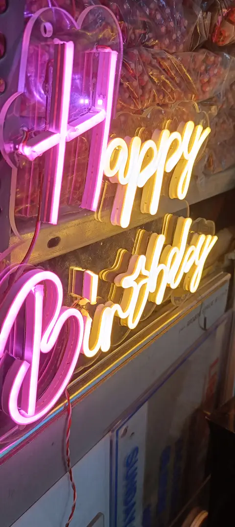 Neon sign made by LED Display Mart, Bengaluru