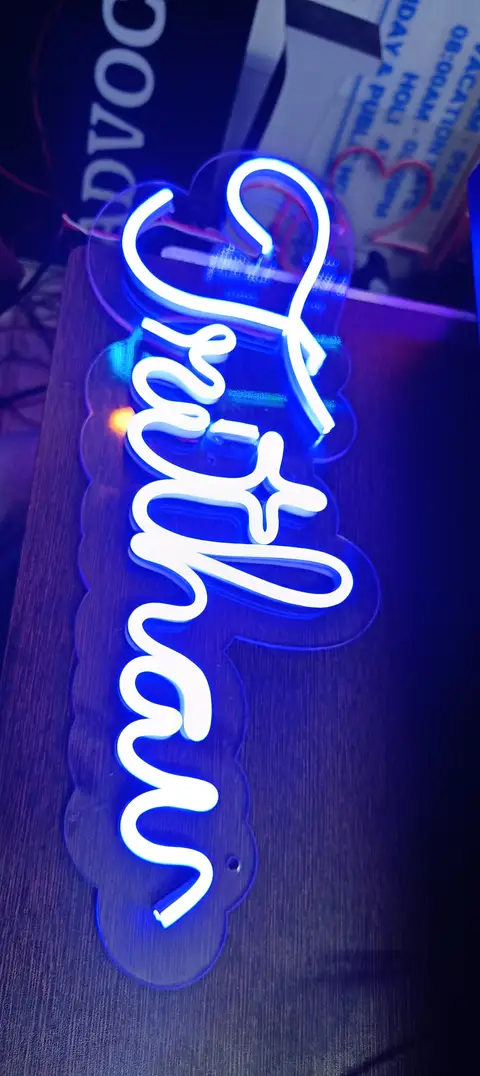 Neon sign made by LED Display Mart, Bengaluru