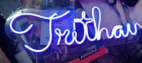 Neon sign made by LED Display Mart, Bengaluru
