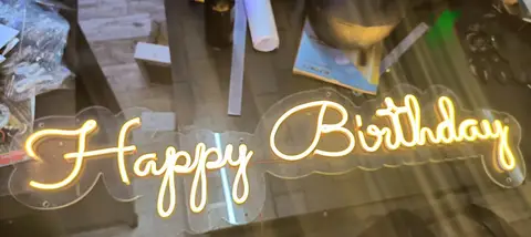 Neon sign made by LED Display Mart, Bengaluru