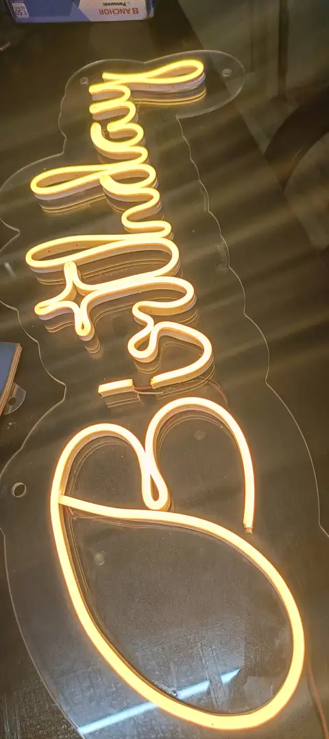 Neon sign made by LED Display Mart, Bengaluru