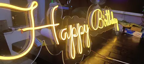 Neon sign made by LED Display Mart, Bengaluru