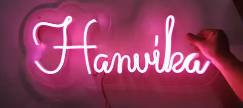Neon sign made by LED Display Mart, Bengaluru