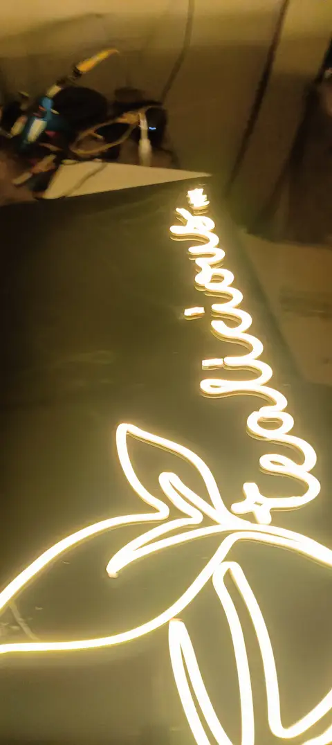 Neon sign made by LED Display Mart, Bengaluru